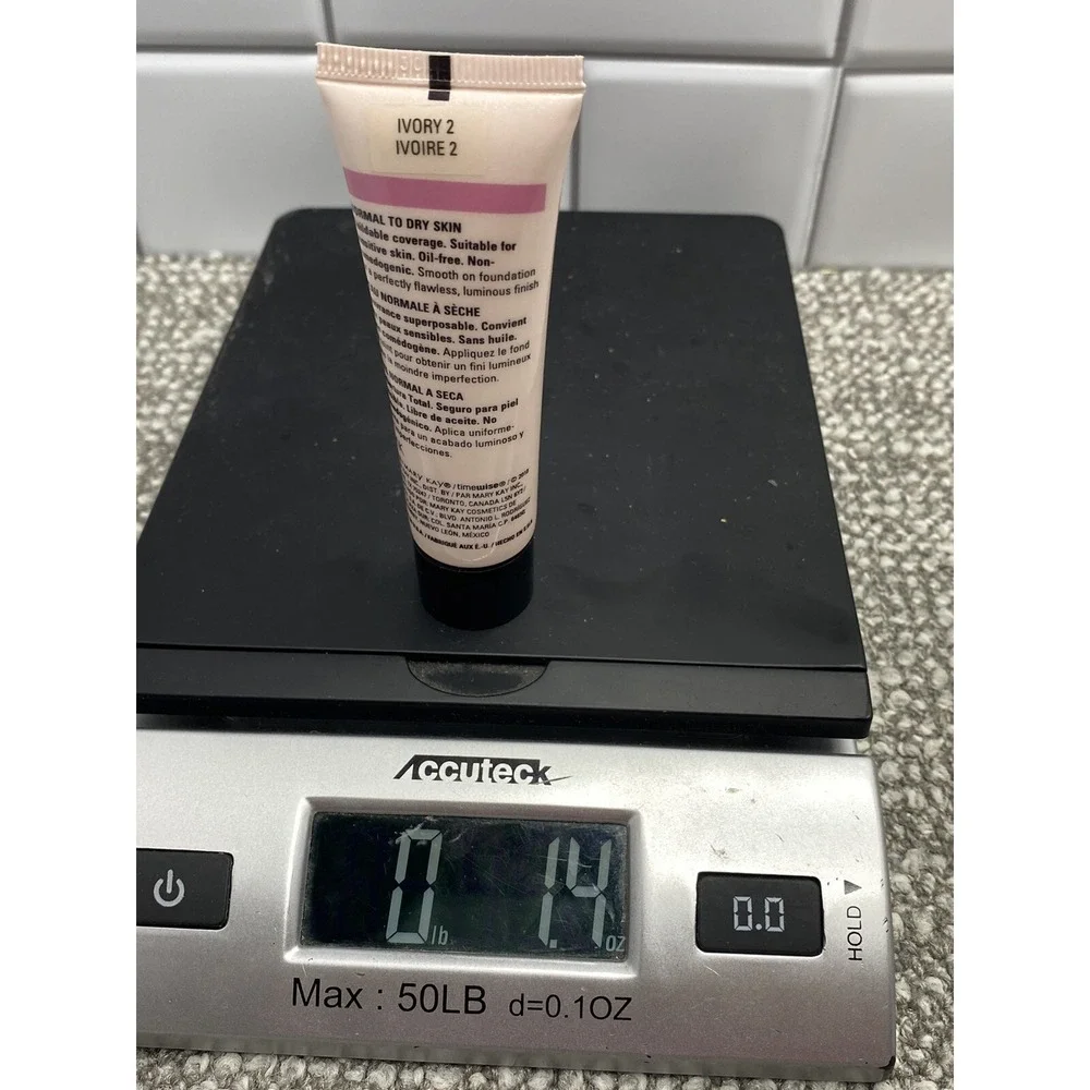 Mary Kay Timewise Foundation Luminous Wear‎ NEW W/O Box Normal to Dry Ivory 2